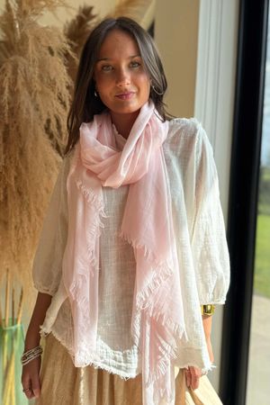 Laundry B Classic Portobello Scarf Seashell